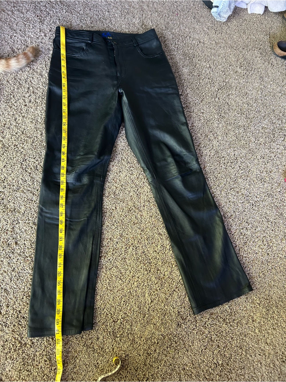 Skin Black Women's Faux Leather Jeans